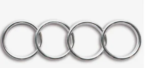 Silver Ring Алюминиевый Универсальный гравитационный Автомобильный держатель для мобильного телефона для Audi A3 S3, автомобильный Вентиляционное кольцо на выходе, Автомобильный кронштейн для телефона для Audi A3 S3 - Цвет: Silver Ring