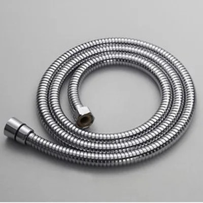 hose Светодиодный душ с дождевой насадкой, 7 цветов, сменная душевая головка, без батареи, автоматический душ с водопадом, одноместная круглая Душевая насадка для ванной - Цвет: hose