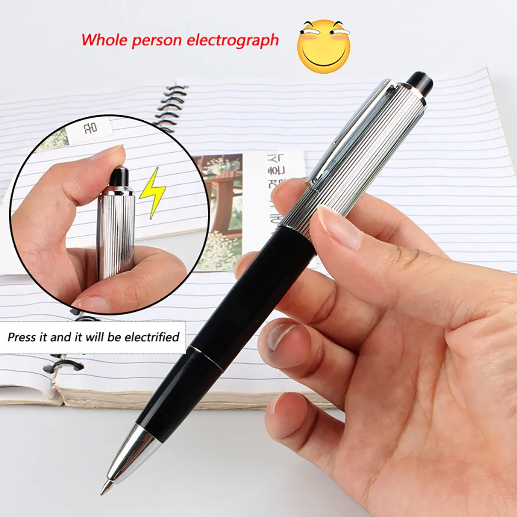 Novelty Electric Shocker Pen Funny Prank Gag Joke Trick Fun Boy Gadget Toy Gift 
