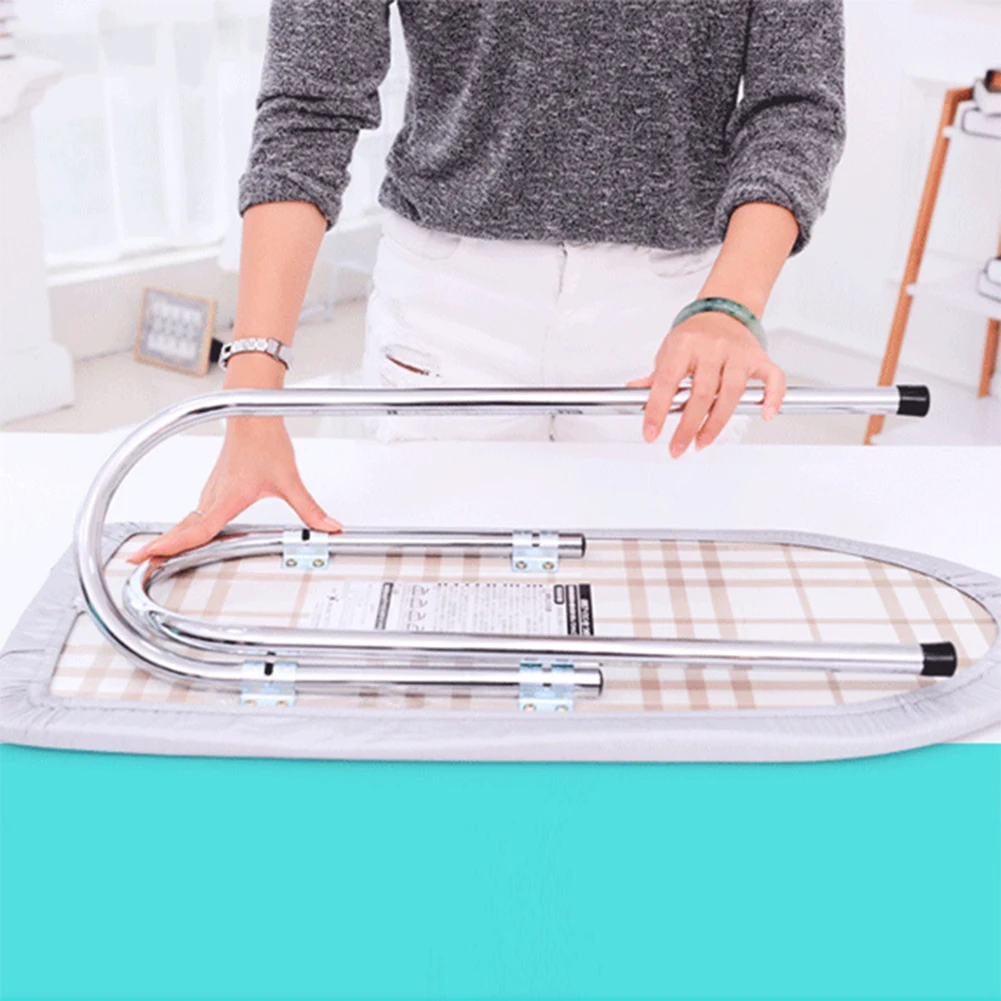  Deluxe Ironing Board Home Multifunctional Ironing Board with Adjustable Height Folding Desktop Iron