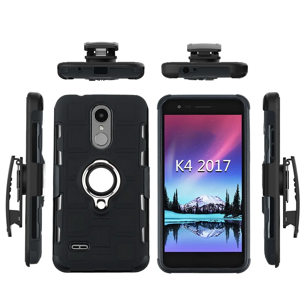 Чехол с поворотным зажимом для ремня LG Q Stylo 4 5 Stylus 3 K40 V30 Q8 Q7 Aipha Q6 Plus Mini K12 K11 K9