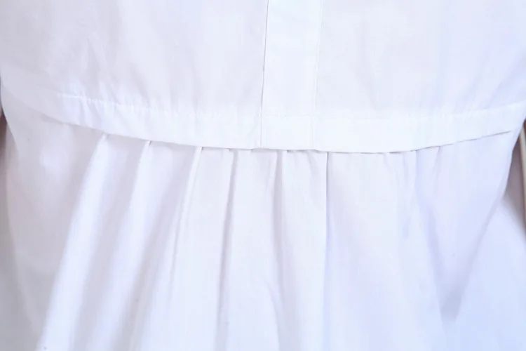 Женская рубашка blusas mujer de moda, белая блузка, рубашка для женщин, плюс размер, 8XL, 9XL, Женская Офисная официальная хлопковая розовая рубашка M280