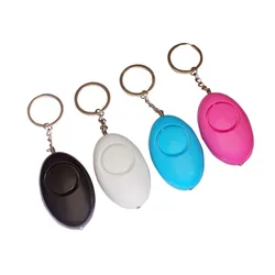 Mini alarme d'auto défense 120db, en forme d'œuf, pour fille et femme, alerte de protection, sécurité personnelle, cri fort, porte clés, alarme d'urgence 