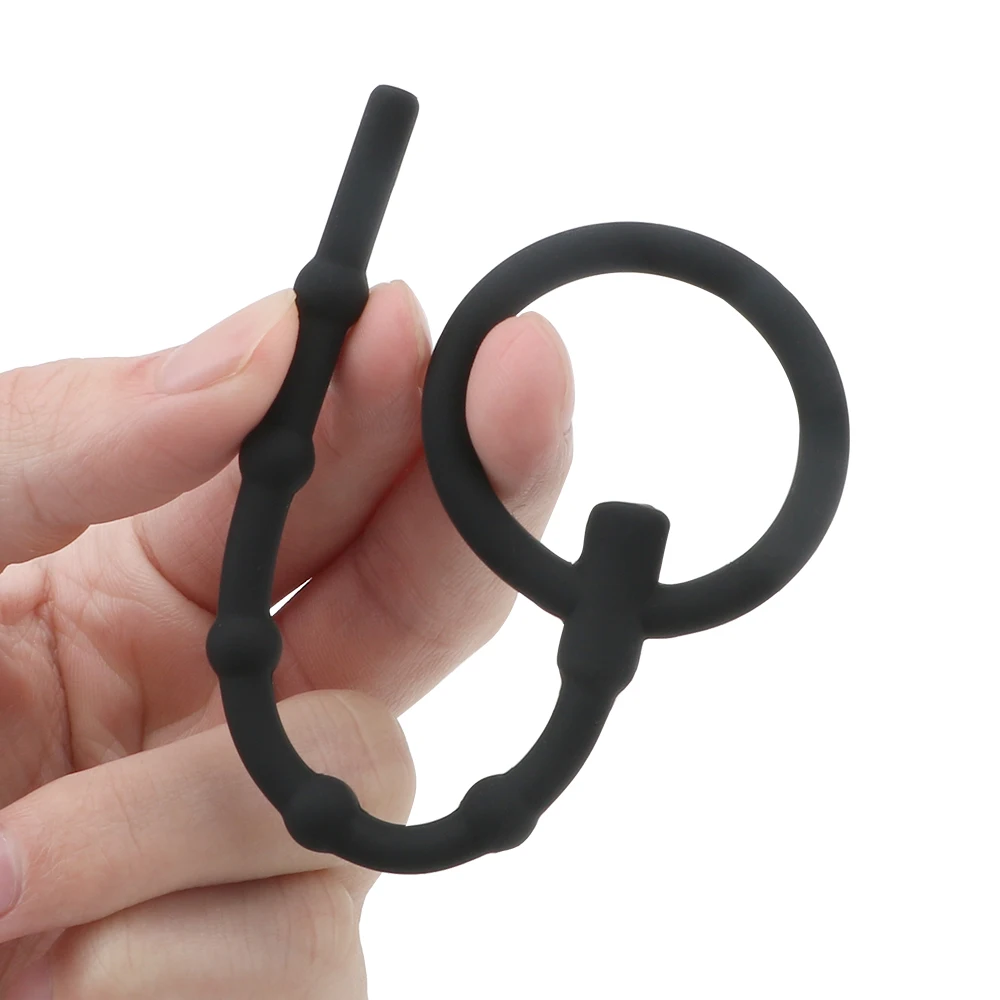 2.5-8mm Urethral Sounding Penis Plug Dilator Catheter Sounds Medical Exerciser Male Masturbator Sex Toys For Men 18 urethral dilator,silicone urethral dilator