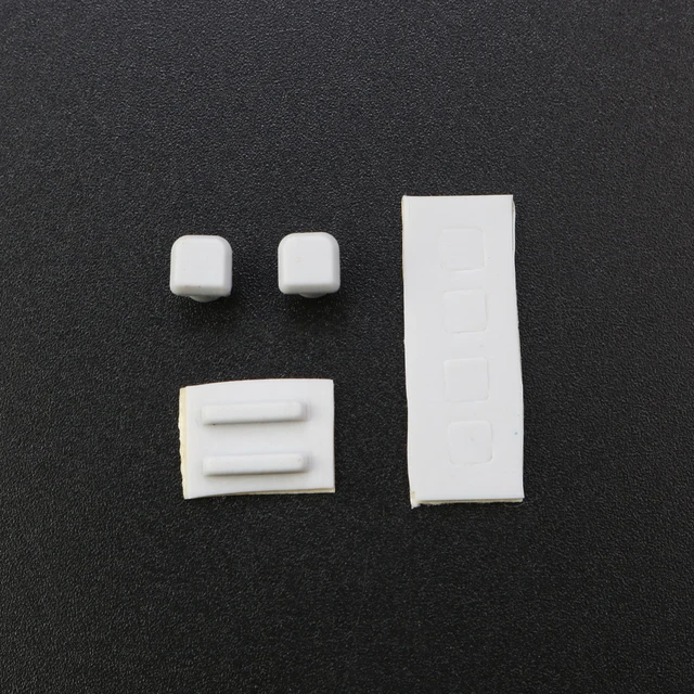 YuXi 8 Color Optional Screw Feet Cover for Nintend DS Lite for NDSL Game Console Screw Feet Cover Rubber Pad Grey