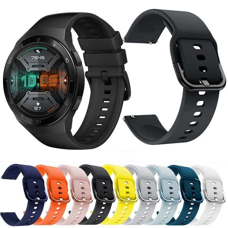 Ремешок силиконовый для наручных часов Huawei наручные браслет honor Guardian GT 2 magic Watch 42