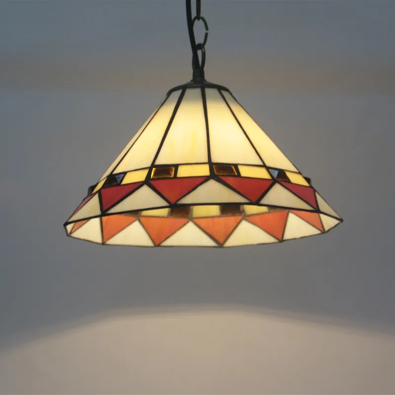 

European Modern Mediterranean Creative Tiffany Stained Glass Bedroom Phoenix Bead Baroque Living Room Chandelier deco chambre