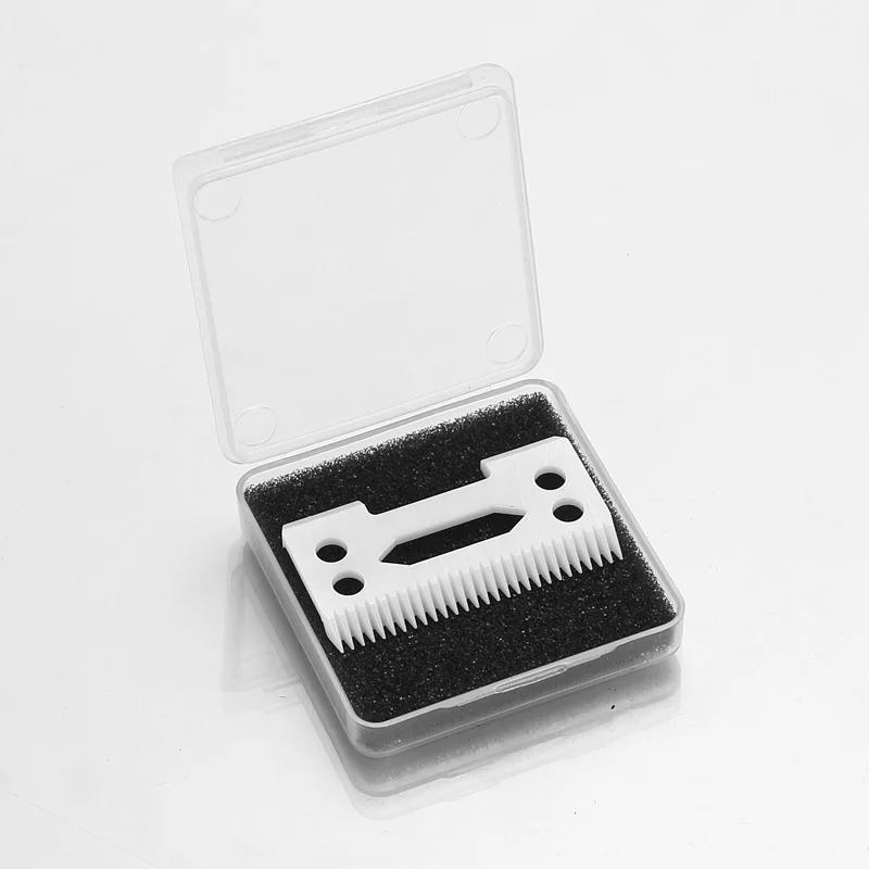 2/10 2-hole stagger-tooth Ceramic movable blade for cordless clipper Replaceable blade