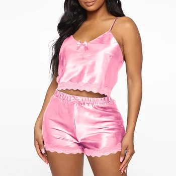 

Sexy Lingerie Women Silk Lace Loose Solid Sleeveless Dress Babydoll Nightdress Nightgown Sleepwear Summer Clothes пижама женская