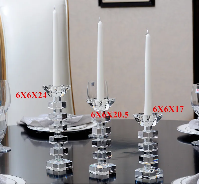 Европа Стиль Хрустальный подсвечник религиозные свечи Tealight держатель Свадебные
