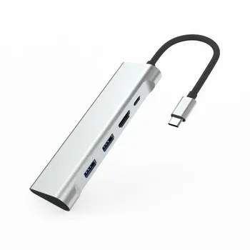 

1PC Usb C To Hdmi 4K Digital Av Multiport Adapter With Usb 3.0 / Usb2.0 / Usb C Charging Port Ulc13M01 Adapter