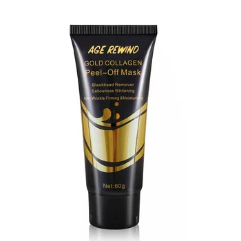 

24K Gold Collagen Mask Tear Peel Off Face Whitening Lifting Anti Aging Remove Acne Wrinkle Smooth Skin Care Masks 60g Hot Sale
