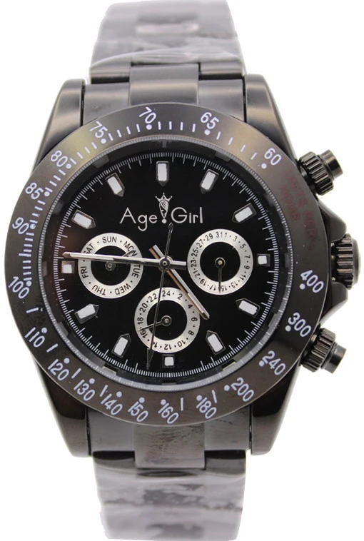 

FamousNew Brand Mens Automatic Mechanical Self Wind Stainless Steel All Black Classic Gent's Watches Sportz Casual Male 40mm