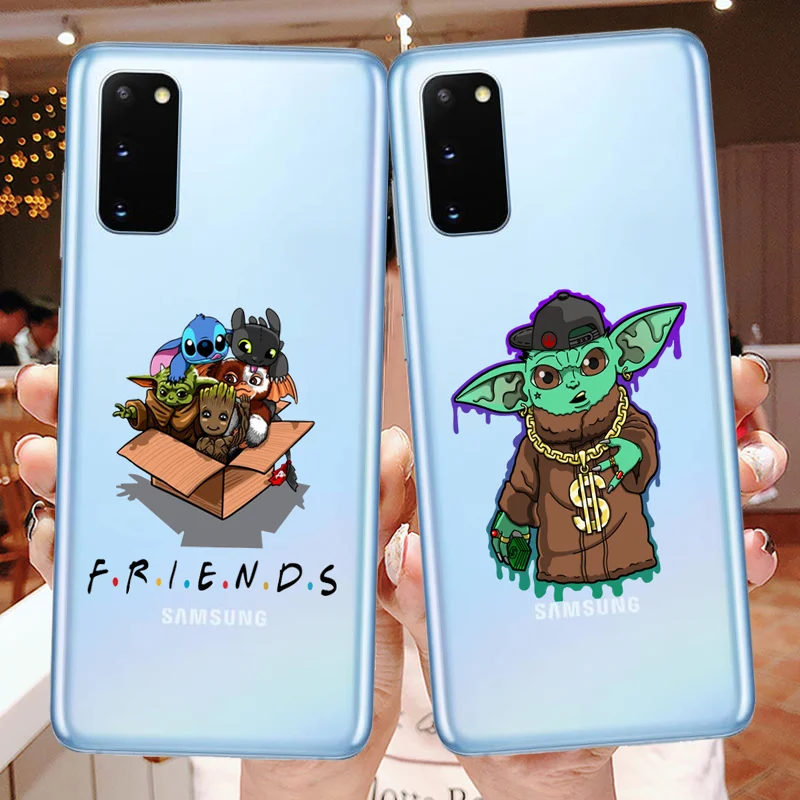 

Cartoon Babe Yoda Friends Soft Silicone Phone Cover Case for Samsung Galaxys S7 S8 S9 S10 S20Plus Edge S20 S20Ultra Capa Copue