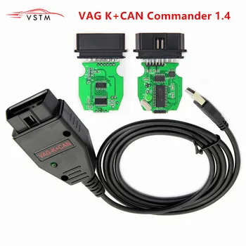 

VAG K+CAN For vag scannerCommander 1.4 obd2 Diagnostic Scanner tool OBDII VAG 1.4 COM cable