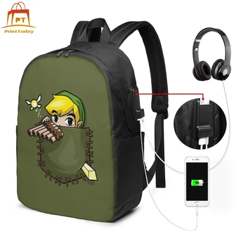 

Zelda Backpack Zelda Backpacks Shopping Pattern Bag Men's - Women's Multi Pocket High quality Trendy Bags