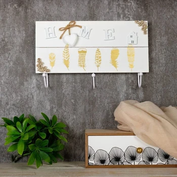 

Hooks decorative tree "golden feathers. Home ", 5 х30х5 3654591