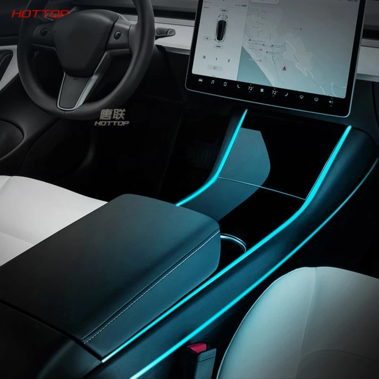  Modification Car Interior Atmosphere Seven Color LED Light Modification In the Control Accessories  - 4000221512562