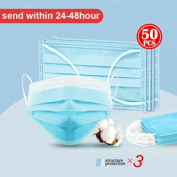 

Disposable Masks Anti Virus Protective Mask Mouth Face Mask Level 99.9% Filtration Mouth Cover Dust Masks 24&48 hour Fast Ship