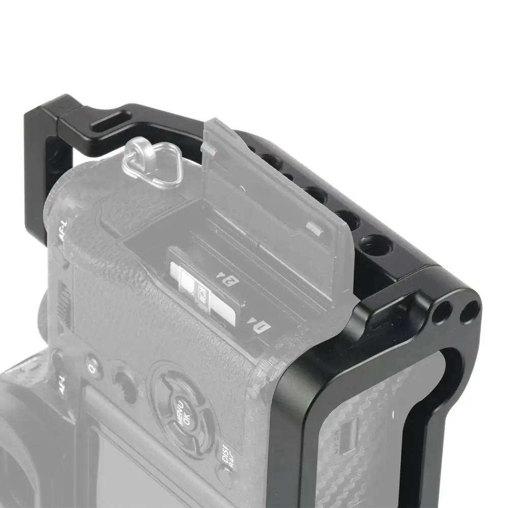 CNC Алюминий DSLR Камера клетка для ЖК дисплея с подсветкой Fujifilm XT3 X T3 и T2 ручка