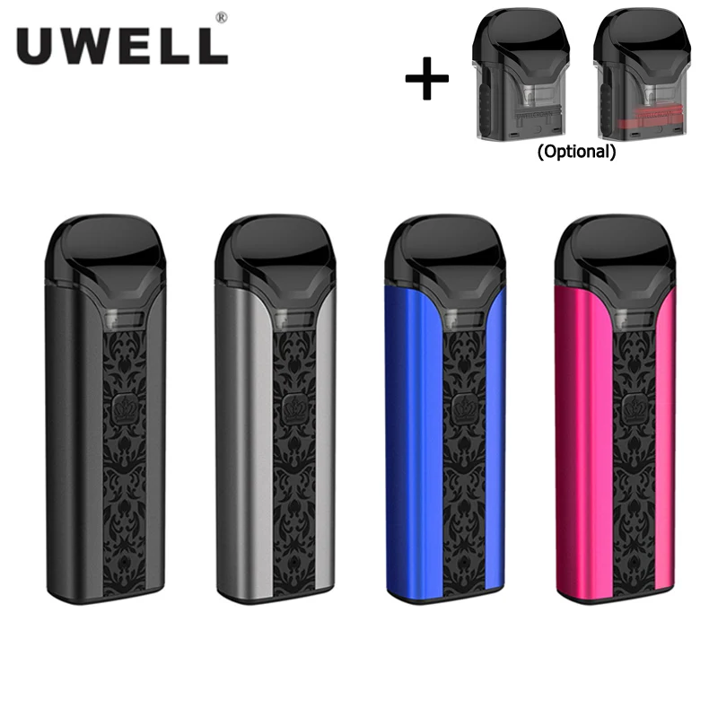 Оригинальный комплект для вейпа Uwell Crown Pod картридж 3 мл аккумулятор 1250 мАч 25 Вт