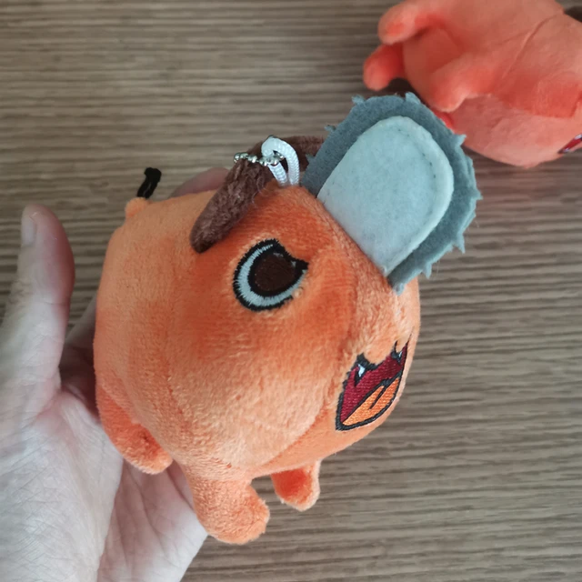 Anime Chainsaw Man Pochita Cosplay Cute Plush Doll Key Chain Stuffed Pendant Toy 10cm Keychains 10cm