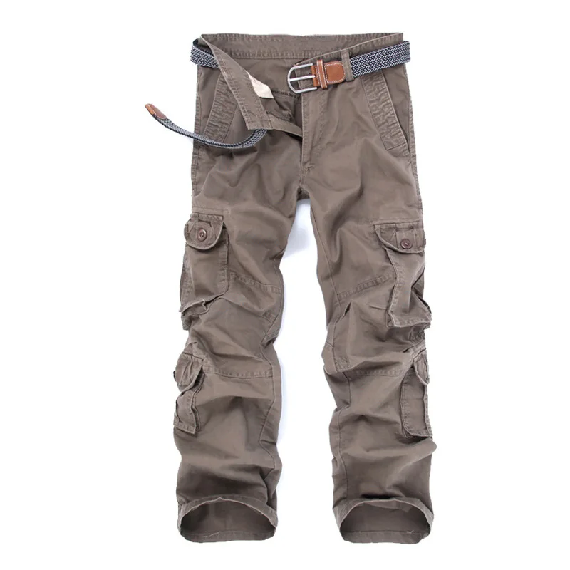 Мужские тактические брюки карго с несколькими карманами, мужские камуфляжные брюки карго высокого качества, повседневные мешковатые мужские брюки для тренировок, размер 40