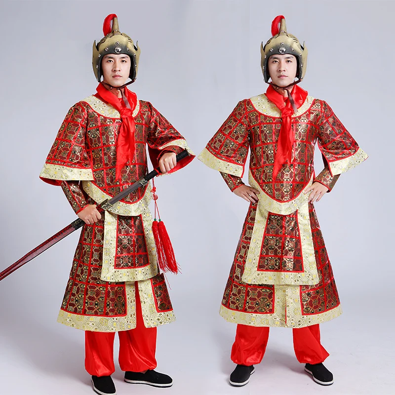 

Hanfu General Commander Costume Suits Military Officer History Of Warriors Soldier Old Studio Photography Clothing