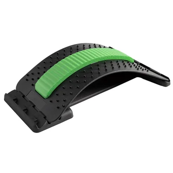 

Back Spine Lumbar Support Portable Home Adjustable Posture Relief Massager ABS Corrector Muscle Stretcher Curve Acupuncture