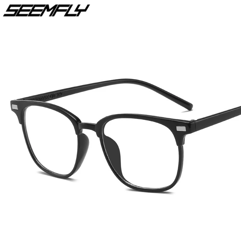 Seemfly, женские очки, оправа, мужские очки, оправа, Ретро стиль, квадратные, прозрачные линзы, очки, оптическая оправа, Oculos De Grau