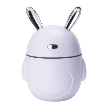 

Mini Exquisite USB Light Humidifier Portable Rabbit Angle Humidifier Air Aroma Diffuser White Small Charging Portable