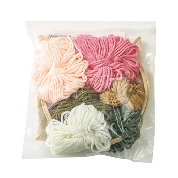 

Embroidery DIY Tools Punchneedle Kit W/ Hoop Cross Stitch Set For Handmade Beginner Decor For Beginners And Professionals