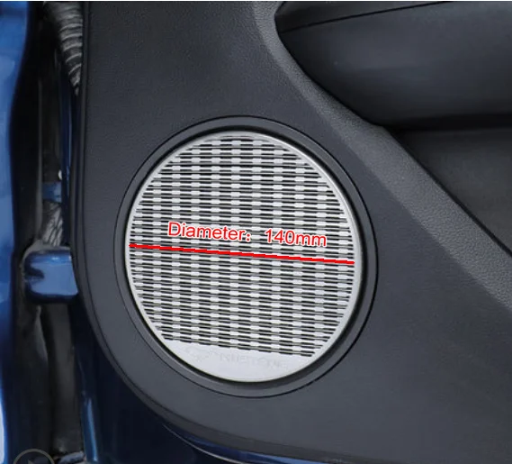 TypeA S Lamborghini/Benz стиль рог крышка динамик крышка для Ford Mustang бодикит Логотип Наклейка 3D наклейка s Алюминий Накладка двери - Цвет: TypeA S
