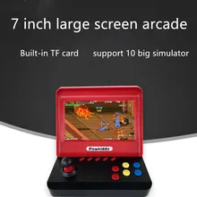 Powkiddy 7 дюймов Большой экран ретро мини ручной аркадный для GBA ностальгическая игровая консоль Поддержка TF карта Расширенная ТВ проекция