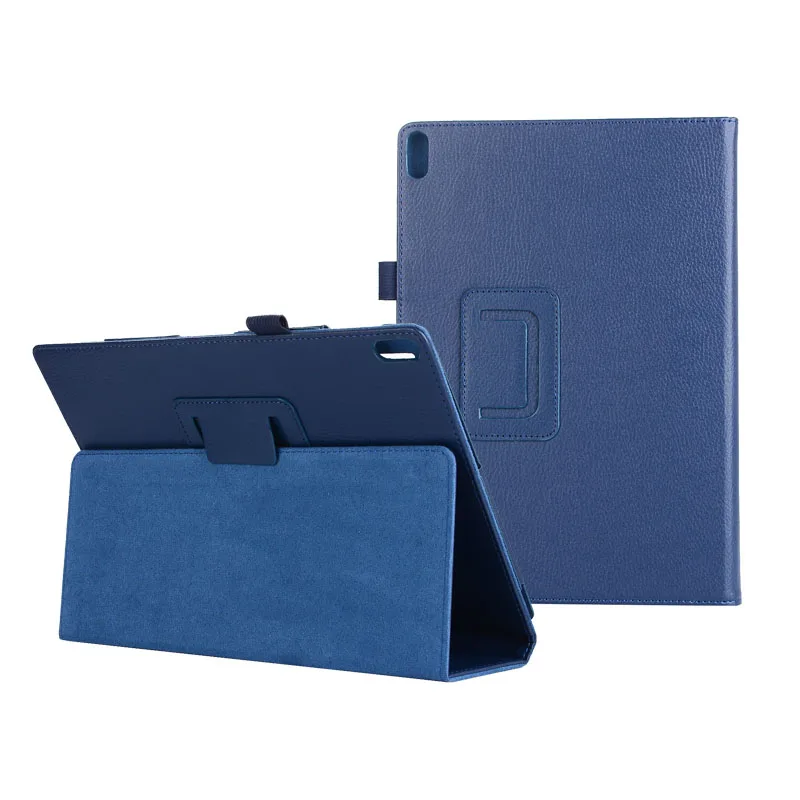 Для lenovo Tab 4 10X304 и Tab 4 10 Plus X704 Личи Чехол-подставка из полиуретана Folio чехол TB-X304 TB-X704 50 шт./лот