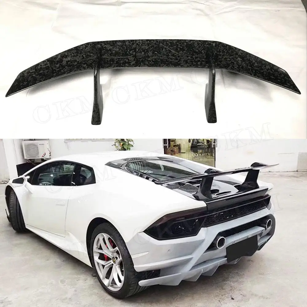 

Dry Carbon Fiber Rear Trunk Lip Spoiler For Lamborghini Huracan LP580 LP610