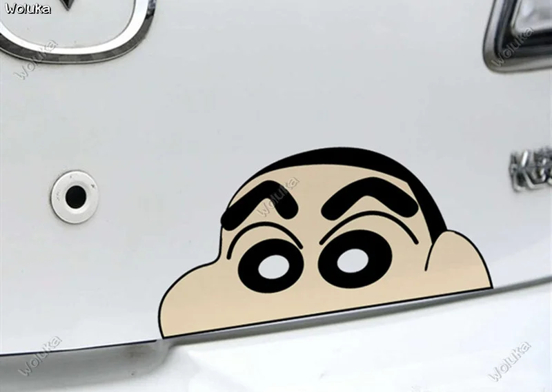 

Cute cartoon cartoon car window stickers rear view mirror fuel tank cap car sticker Crayon Shinchan CD50 Q04