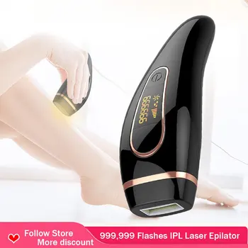 

999999 Flashes IPL Hair Removal Laser Epilator LCD Display Bikini Permanent Ipl Laser Hair Removal Machine Depilador a laser