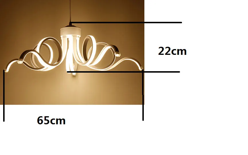 Креативный художественный современный подвесной светильник для гостиной, столовой, подвесной светильник, светодиодный потолочный подвесной светильник, белый светодиодный светильник