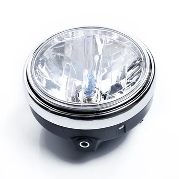 

12V Head Lamp Universal Turn Signal Halo Halogen LED 7 inch Motorcycle