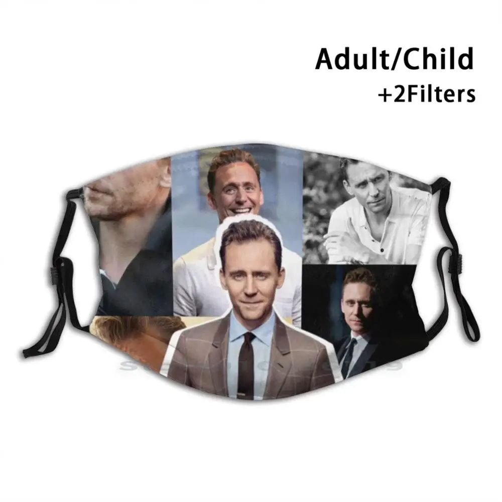 

Tom Hiddleston Reusable Mouth Face Mask With Filters Kids Tom Hiddleston Chris Chris Hemsworth Infinity War Ragnarok Holland