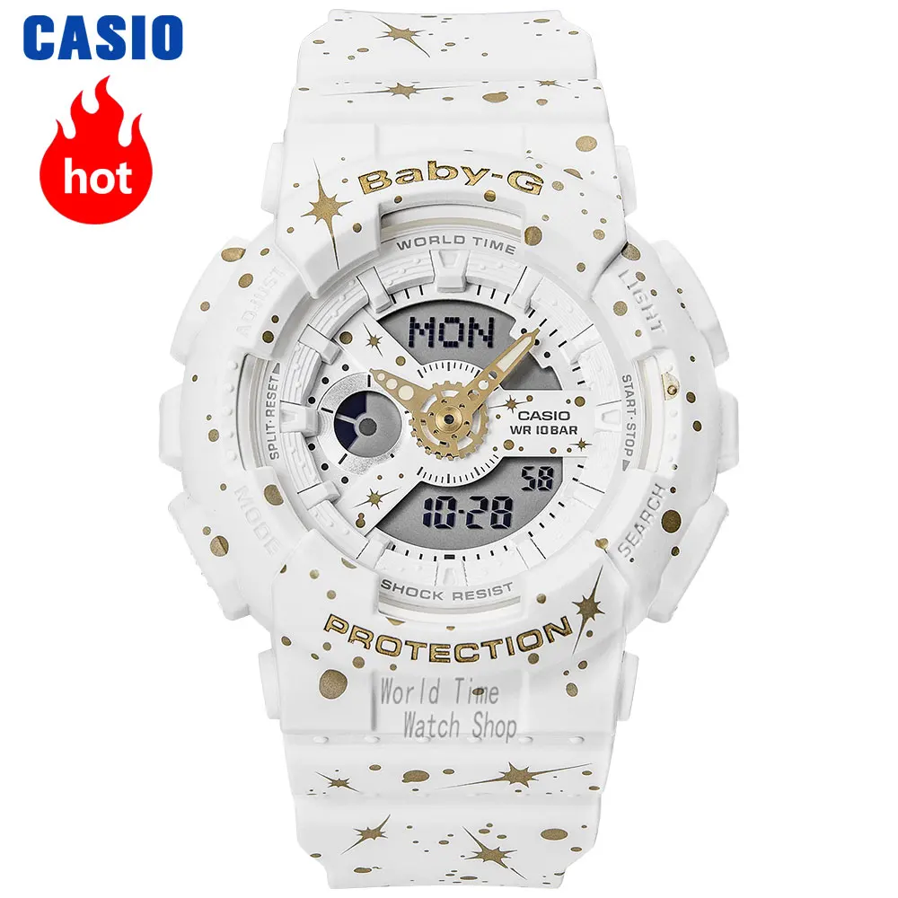 Часы Casio baby g Женские часы Luxury Brand Set цифровые наручные 100м Водонепроницаемый