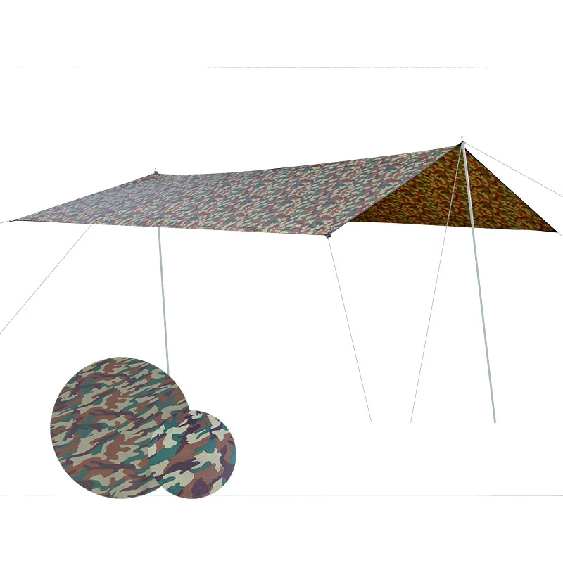 

Outdoor Awning UV Tarp Canopy Camouflage Multi-Function Waterproof Sunscreen Awning Camping Beach Pergola Shade Tent