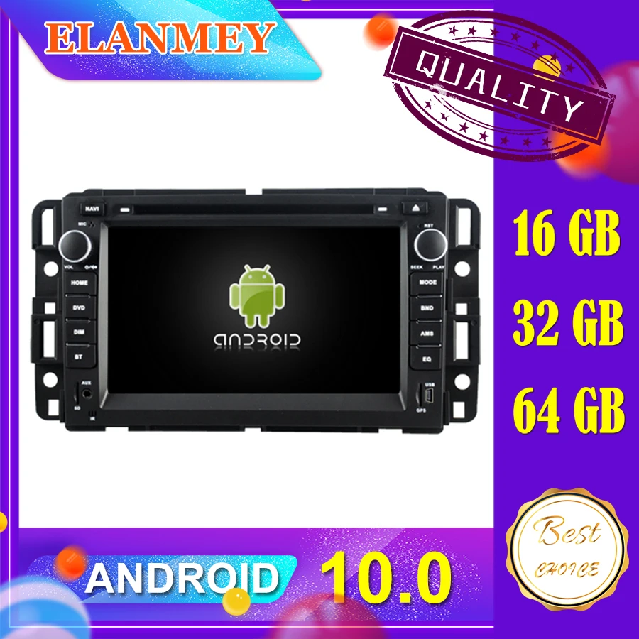 Новейшая автомобильная Android 10,0 аудио-видео система подходит для GMC Yukon Tahoe 2007 2008-2012 автомобильная навигация радио мультимедиа DVD Функция