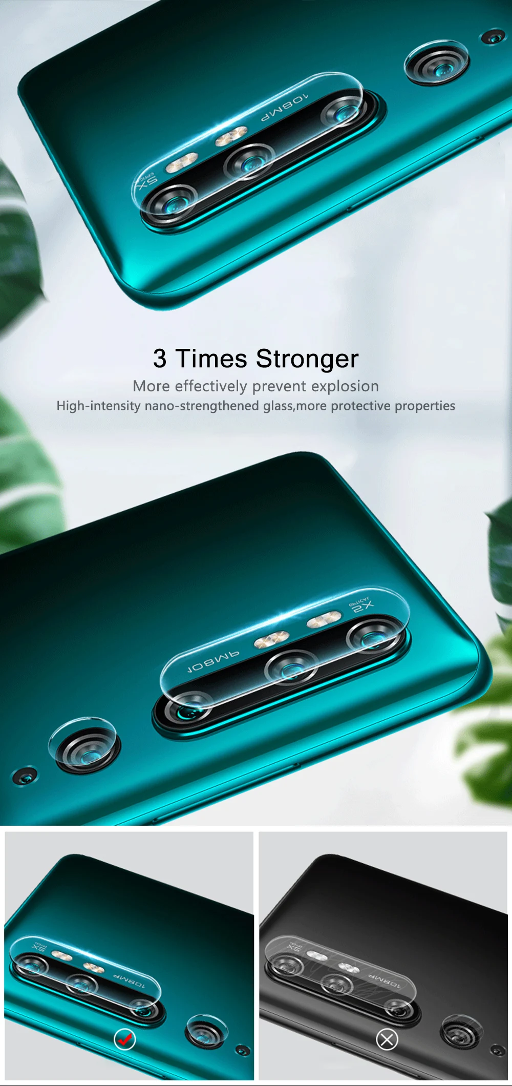 2 комплекта, стекло для Xiaomi mi Note 10, закаленное стекло, объектив для камеры, Защита экрана для mi Note CC9 10 Pro, Защитное стекло для камеры