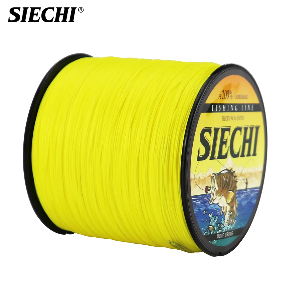 SIECHI Fishing Braid 300M 4 Strands Multifilament Fishing line Carp Fishing 12 15 20 30 38 43 52 62 83lb