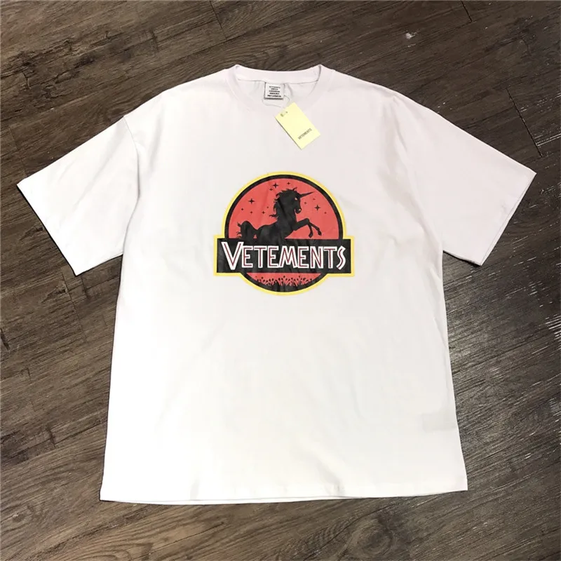 Washed Vetements Label T Shirt 2022 Men Women 1:1 High Quality Back Tonal Logo Embroidered Vetements Tee VTM Tops Short Sleeve tee shirts T-Shirts