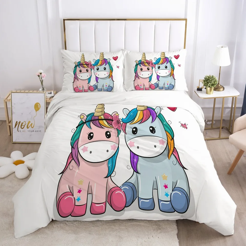 unicorn cot bed duvet cover