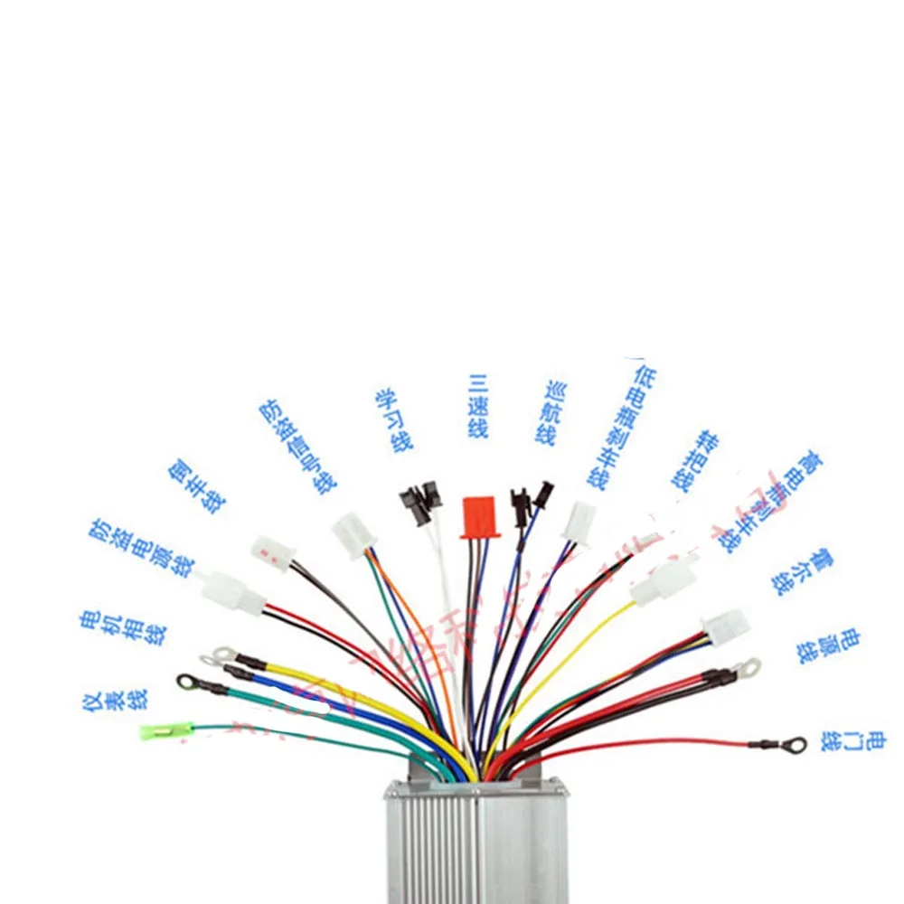 Бесщеточный компьютерный контроллер 36V 48V 60V 64V 72V несколько версий электрического скутера