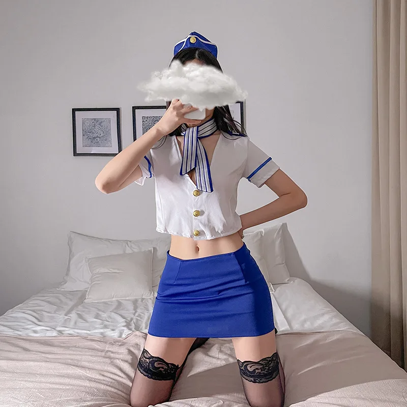 

Porno Woman Lingerie Sexy Babydoll Uniform Cosplay Lenceria SexI Hot Erotic Costumes Underwear Mujer Sexi Four-piece